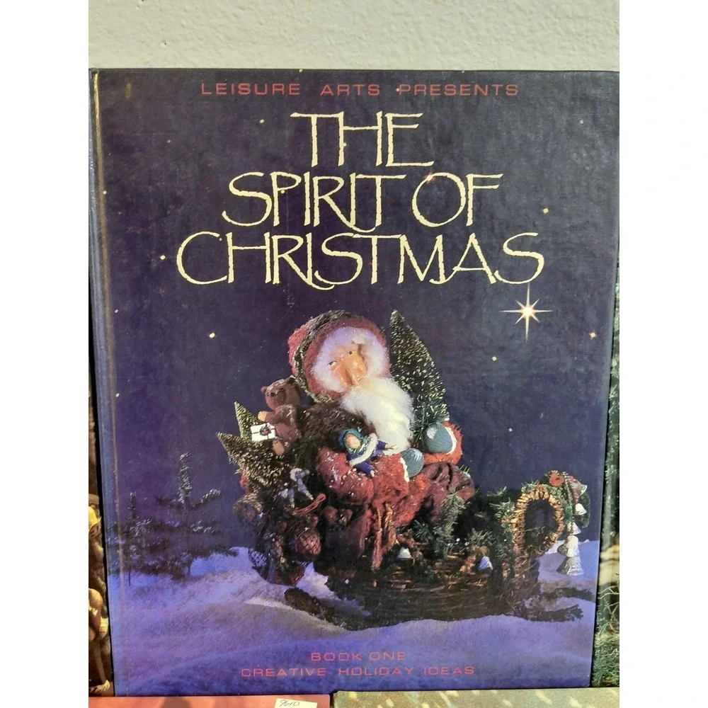 Leisure Arts The Spirit of Christmas Lot of 5 Books 1 2 6 7 + Cookbook HC